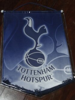 ธงติดกระจก ฟุตบอล สโมสรสโมสรท็อตแน่ม ฮ็อทสเปอร์ - ตราสโมสร THFC ใหม่ / TOTTENHAM HOTSPUR Football Club Pennant - THFC Logo NEW