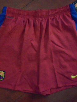 กางเกงฟุตบอล ทีมสโมสรบาร์เซโลน่า ชุดเหย้า 2010/11 ใหม่ L-Size / BARCELONA Football Shorts Home Kit 2010/11 Jersey NEW L-Size