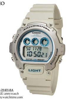 CASIO W-214H-8A