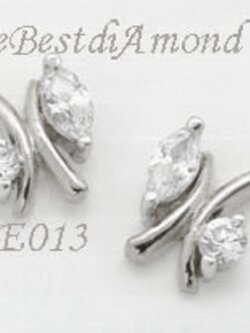 ชื่อสินค้า: ต่างหู เก๋ๆ เพชร 2 แบบค่ะ ชุปทองแท้ 24 K รหัส BE013RD