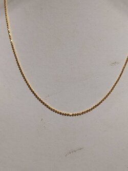 BNN-003-16 สร้อยคอเปล่าขนาด16นิ้ว ใส่ได้กับจี้ หรือ พระ ทุกแบบได้สวย เรียบแต่ดูดี เป็นสร้อยเล็กๆแบบสร้อยอิตาลี่