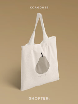 กระเป๋าแคนวาส Gray Peary CCA00029 #minimalstylebyPEARY