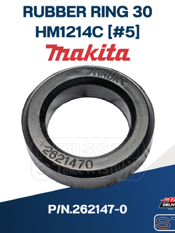RUBBER RING 30 เครื่องสกัดคอนกรีต Makita มากีต้า HM1214C [#5] P/N.262147-0 (แท้) ##