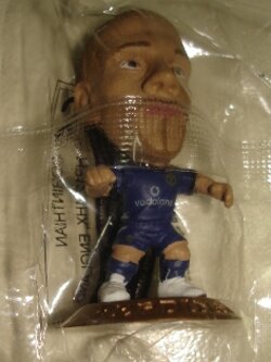 ตุ๊กตาโมเดลนักฟุตบอล ร.เฟอร์ดินานด์ สโมสรแมนเชสเตอร์ ยูไนเต็ด โครินเธียน ไมโครสตาร์ - Membership 2003 Gold Base - MC1347 ใหม่ / R.FERDINAND MANCHESTER UNITED Football Club Corinthian MicroStars Football Figure - Membership 2003 Gold Base - MC1347 NEW