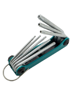 ชุดประแจ หัวจีบแกนกลวง ชนิดพับได้ (8ชิ้น) ฟอร์ซ (FORCE) Pn.5083TF