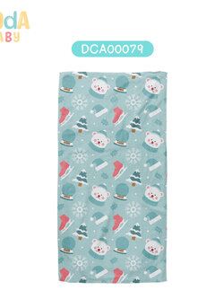 ผ้าเช็ดตัวเด็ก ลาย Winter รหัส DCA00079 ⛄️❄️#Winter #SOdAbaby