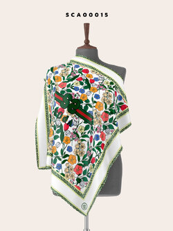 ผ้าพันคอพิมพ์ลาย S.O.d.A รหัส SCA00015 #SOdAPrintinG