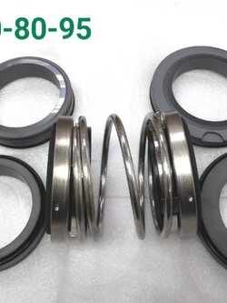 #560D ขนาด 60-80-95 แมคคานิคอล ซีล, แมคคานิค ซีล ปั้มน้ำ แบบสองหน้า,สองด้าน (วัสดุ : CA - SIC - NBR)