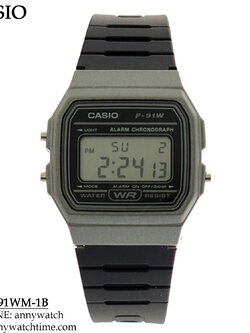 CASIO F-91WM-1B