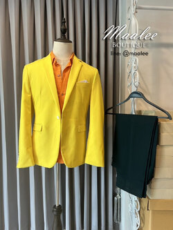 พร้อมเช่า ชุดสูทชาย แฟชั่น Set คละสี