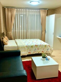 ให้เช่าดีคอนโด รามอินทรา ตึก B ชั้น 2 ห้อง 30 ตรม.เครื่องใช้ไฟฟ้าครบ วิวสระ พร้อมอยู่