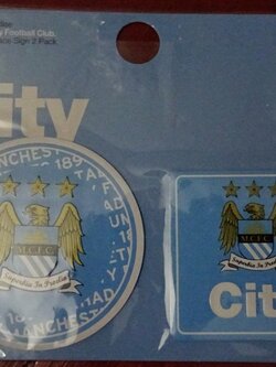 ป้ายเหล็กติดทุกสภาพพื้นผิว ฟุตบอล สโมสรแมนเชสเตอร์ ซิตี้ - ตราสโมสร MCFC / ซิตี้ ใหม่ / MANCHESTER CITY Football Club Multi-Surface Metal Signage - MCFC Logo / CITY NEW