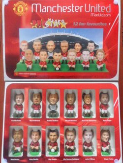 ตุ๊กตาโมเดลนักฟุตบอล ทีมแพ็ค 12x สโมสรแมนเชสเตอร์ ยูไนเต็ด โครินเธียน โปรสตาร์ - Manchester United Fan Favorites ใหม่ / 12x MANCHESTER UNITED Football Club Corinthian ProStars Football Figure Team Pack - Manchester United Fan Favorites NEW