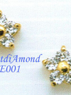 ชื่อสินค้า: BE001***ต่างหูรูปดอกไม้ classic ดี เรียบๆ แต่ดูดี ไม่เล็กไม่ใหญ่เกินไป ใส่ได้ทุกโอกาส