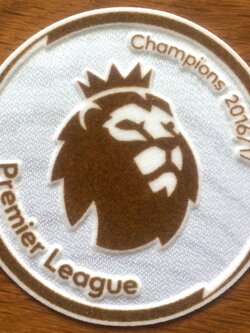 อาร์มสัญลักษณ์ฟุตบอล การแข่งขันฟุตบอลพรีเมียร์ ลีก - PREMIER LEAGUE CHAMPIONS 2016/17 PLAYER SIZE ใหม่ / PREMIER LEAGUE National Football League PLAYER SIZE Football Patch/Badge - PREMIER LEAGUE CHAMPIONS 2016/17 NEW