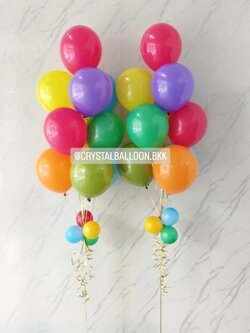 ลูกโป่ง อำลา ช่อลูกโป่ง ช่อ 10 ลูก 2 ช่อ Theme Colorful พร้อมตกแต่ง สามารถเปลี่ยนสีลูกโป่งได้