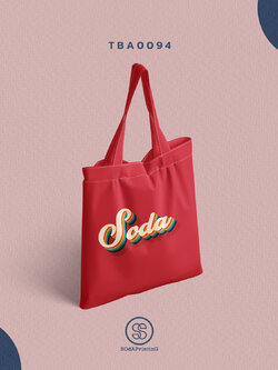 กระเป๋าแคนวาส พิมพ์ลาย SOdA TBA0094 #SOdABag #SOdAPrintinG #กระเป๋า #กระเป๋าผ้า