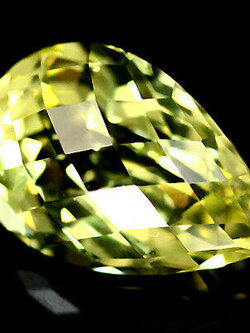 เลม่อนเยลโล่ควอร์ต 3.02 กะรัตเจียรตาข่าย