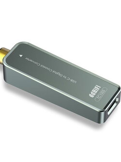 DD TC100S อินเทอร์เฟซดิจิตอล TypeC เป็น RCA Coaxial