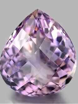 พลอยอะเมทริน 13.45 กะรัตหน้าตาข่าย (0410)