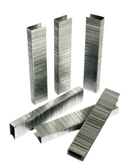 ตะปูลม, ตะปูยิงไม้ (ขาคู่) J-1022 (ยาว2.2cm.) Pn.KT-Z022-0190 ##