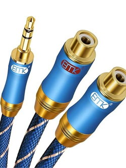 ERTK RCATO3.5 สายสัญญาณเสียง 3.5 ออก RCA ขาวแดง สำหรับเครื่องเสียง ประกันศูนย์ไทย