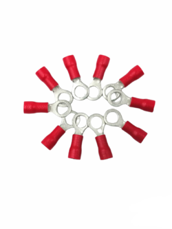 หางปลากลม มีปลอกหุ้ม RV 1.25-5 (ห่อ=10ตัว)