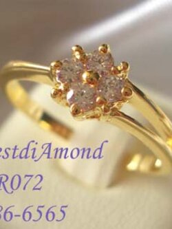 +++แหวนดอกไม้ คลาสสิคมาก สวยดีค่ะ ก้านดีไซน์สวย รับกับเพชรรูปดอกไม้เลยค่ะ เพชรไม่เล็กไม่ใหญ่เกินไป ใส่ติดนิ้วได้ทุกโอกาสเลยค่ะ รหัส BR072+++