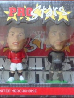 ตุ๊กตาโมเดลนักฟุตบอล ทีมแพ็ค 4x สโมสรแมนเชสเตอร์ ยูไนเต็ด โครินเธียน โปรสตาร์ - Manchester United Fan Favorites 2004 ใหม่ / 4x MANCHESTER UNITED Football Club Corinthian ProStars Football Figure Team Pack - Manchester United Fan Favorites 2004 NEW