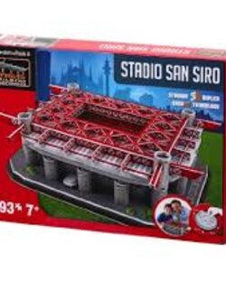 โมเดลสนามฟุตบอล 3D จิ๊กซอว์ สโมสรเอซี มิลาน และสโมสรอินเตอร์ มิลาน - สนามซานซีโร่ และสนามจูเซ็ปเป้ เมอัซซ่า ใหม่ / AC MILAN and INTER MILAN Football Club 3D Jigsaw/Puzzle Football Stadium Model - SAN SIRO and GIUSEPPE MEAZZA Stadium NEW