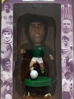 ตุ๊กตาโมเดลนักฟุตบอล จ.เบสต์ ทีมชาติไอร์แลนด์เหนือ โครินเธียน โปรสตาร์ - ProStars XL Limited Edition Millennium Series ใหม่ / G.BEST NORTHERN IRELAND National Football Team Corinthian ProStars Football Figure - ProStars Elite Limited Edition Millennium Se