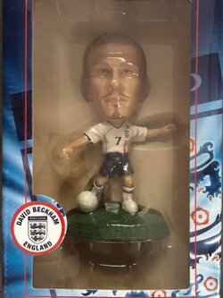 ตุ๊กตาโมเดลนักฟุตบอล ด.เบ็คแฮม ทีมชาติอังกฤษ โครินเธียน โปรสตาร์ - ProStars XL Three Lions Special Edition Series ใหม่ / D.BECKHAM ENGLAND National Football Team Corinthian ProStars Football Figure - ProStars XL Three Lions Special Edition Series NEW