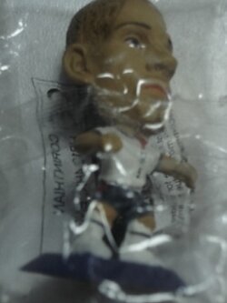 ตุ๊กตาโมเดลนักฟุตบอล ร.เฟอร์ดินานด์ ทีมชาติอังกฤษ โครินเธียน ไมโครสตาร์ - Series 9/2004 Blue Base - MC2316 ใหม่ / R.FERDINAND ENGLAND National Football Team Corinthian MicroStars Football Figure - Series 9/2004 Blue Base - MC2316 NEW