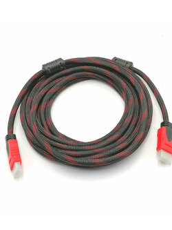 สาย HDMI V1.4 สายถักอย่างดี กันสัญญาณรบกวน