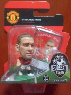 ตุ๊กตาโมเดลนักฟุตบอล น.วิดิซ สโมสรแมนเชสเตอร์ ยูไนเต็ด ซอคเกอร์สตาร์ซ - SOC028 (2013) ใหม่ / N.VIDIC MANCHESTER UNITED Football Club SoccerStarz Football Figure - SOC028 (2013) NEW