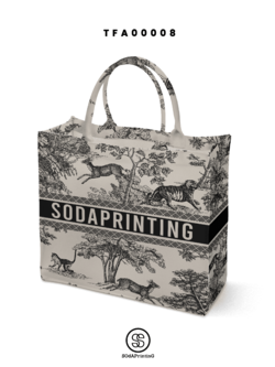กระเป๋า Book Tote Bags ลาย FOREST รหัส TFA00008 #ใส่ชื่อได้ #SOdAbag #SOdAPrintinG #ForestCollection