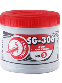 จาระบีสีแดง เบอร์ 3 (ตรา จระเข้) รุ่น SG-306 (แท้) ##