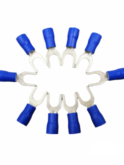 หางปลาแฉก มีปลอกหุ้ม SV 2-5 (ห่อ=10ตัว)