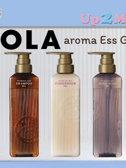 ขวดโพลาแชมพู ครีมนวดผม สบู่เหลว ไซส์จริง POLA aroma Ess Gold 470ml