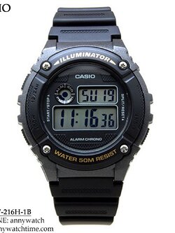 CASIO W-216H-1B