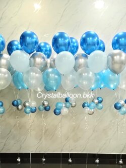 ลูกโป่ง อำลา ช่อลูกโป่ง ช่อ 5 ลูก 10 ช่อ พร้อมตกแต่ง สามารถเปลี่ยนสีลูกโป่งได้