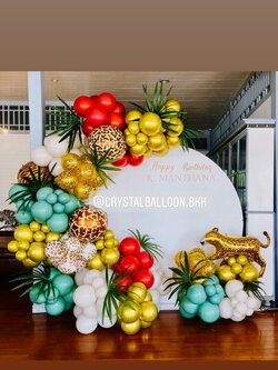 Organic Backdrop ฉากกลม ขนาด 2x2 เมตร Theme แฟนซี พร้อมตกแต่ง ราคาโทรสอบถาม