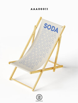 เก้าอี้ชายหาด SOdA Collection สีฟ้า AAA00011 #เก้าอี้ชายหาด #SunLounge #SOdAhome #SOdAPrintinG