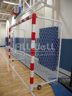 โกลฟุตซอล พับเก็บได้ เสาเหลี่ยม