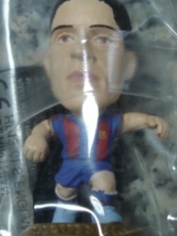 ตุ๊กตาโมเดลนักฟุตบอล ซิลวินโญ่ สโมสรบาร์เซโลน่า โครินเธียน ไมโครสตาร์ - Convention 2008 Gold Base - MC11528 ใหม่ / SILVINHO BARCELONA Football Club Corinthian MicroStars Football Figure - Convention 2008 Gold Base - MC11528 NEW