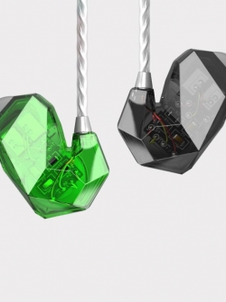 ขาย หูฟัง TTPOD T2 สีเขียวใส สุดยอดหูฟังระดับเทพ 3 driver Hybrid (2BA 1 Dynamic) เสียงดี สายถักไม่พันกัน