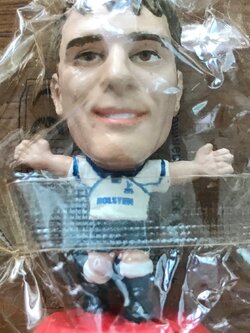 ตุ๊กตาโมเดลนักฟุตบอล ซ.เรบรอฟ สโมสรท็อตแน่ม ฮ็อทสเปอร์ โครินเธียน ไมโครสตาร์ - Series 1/2001 Red Base - MC064 ใหม่ / S.REBROV TOTTENHAM HOTSPUR Football Club Corinthian MicroStars Football Figure - Series 1/2001 Red Base - MC064 NEW