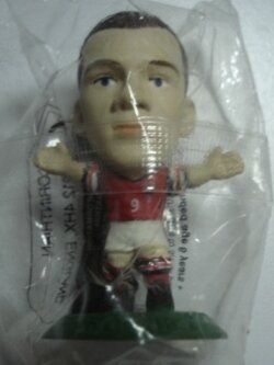 ตุ๊กตาโมเดลนักฟุตบอล ว.รูนี่ย์ ทีมชาติอังกฤษ โครินเธียน ไมโครสตาร์ - Series 9/2004 Green Base - MC2409 ใหม่ / W.ROONEY ENGLAND National Football Team Corinthian MicroStars Football Figure - Series 9/2004 Green Base - MC2409 NEW