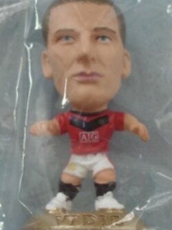 ตุ๊กตาโมเดลนักฟุตบอล น.วิดิซ สโมสรแมนเชสเตอร์ ยูไนเต็ด โครินเธียน ไมโครสตาร์ - WorldStars Series 19/2010 Gold Base - MC12693 ใหม่ / N.VIDIC MANCHESTER UNITED Football Club Corinthian MicroStars Football Figure - WorldStars Series 19/2010 Gold Base - MC126