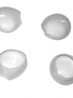 ขาย X-Tips ซิลิโคนกันเปื้อนของหูฟัง Earpod สีเทาใส